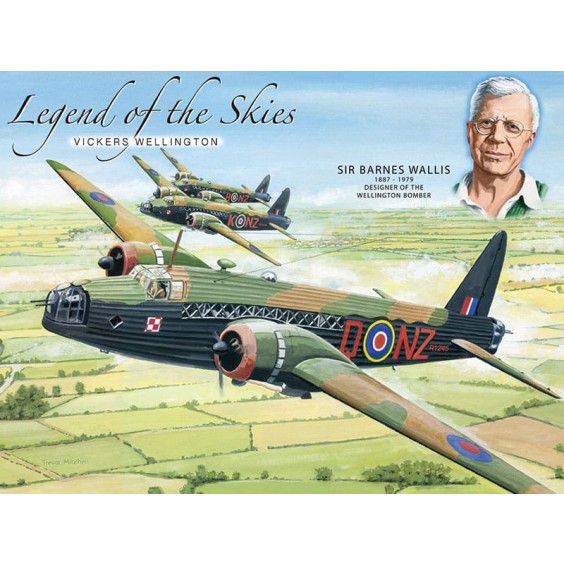 Vickers Wellington Metal Sign 400 x300mm