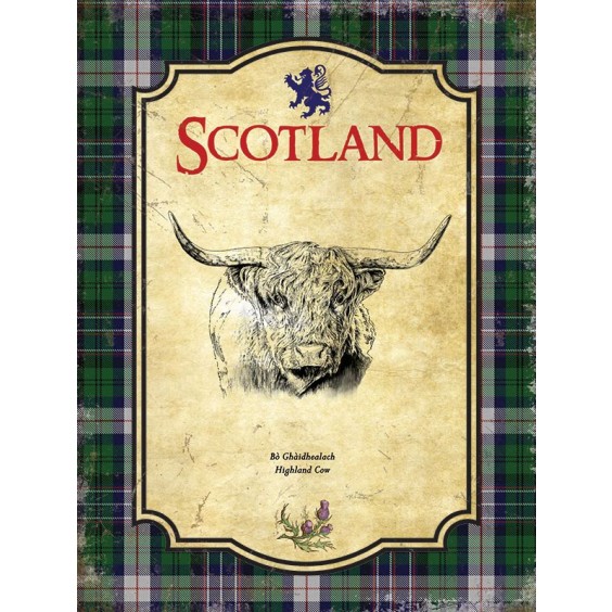 Scotland Metal Sign 400 x300mm