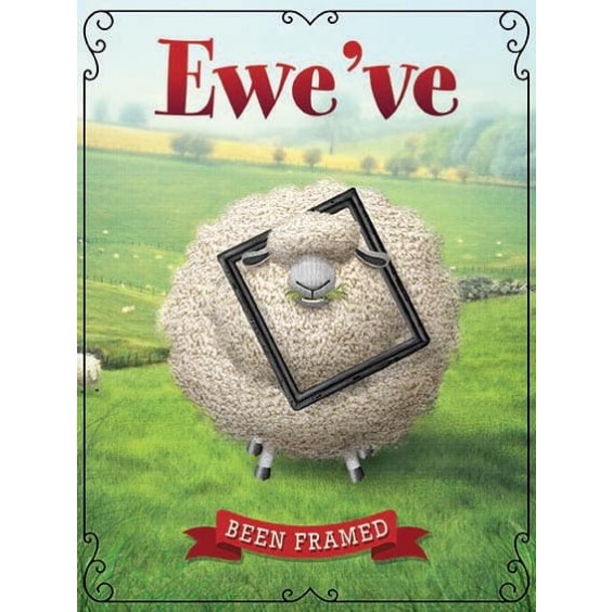Ewe've Been Framed Metal Sign 400 x300mm