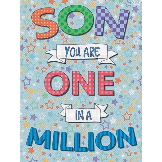 Son One In A Million Metal Sign 400 x300mm