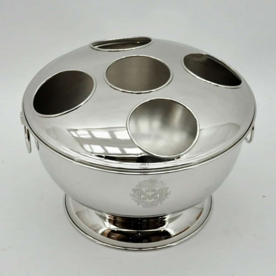 37CM NICKLE PLATED WINE COOLER