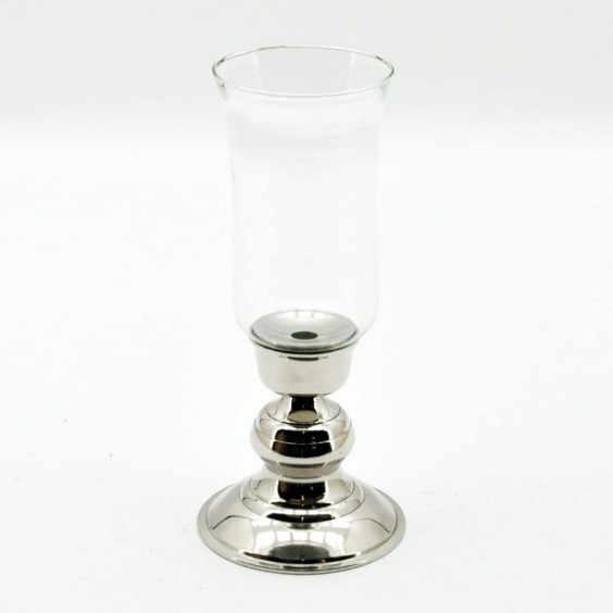 40/35/30CM SET 3 SILVER CANDLESTICKS