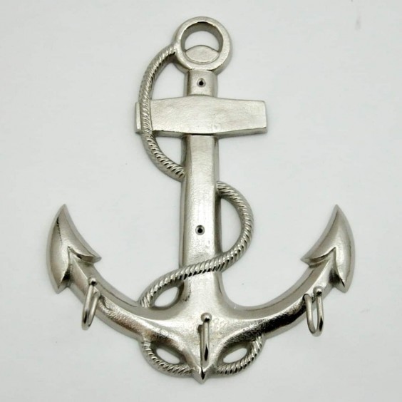 34x28x7CM ANCHOR WALL HANGER-3 HOOKS