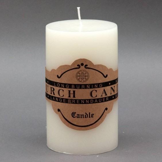 15CM CHURCH CANDLE-BURN TIME 100HRS-CTN 16