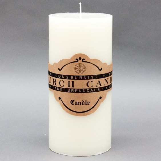 30CM CHURCH CANDLE-BURN TIME 345HRS-CTN 4