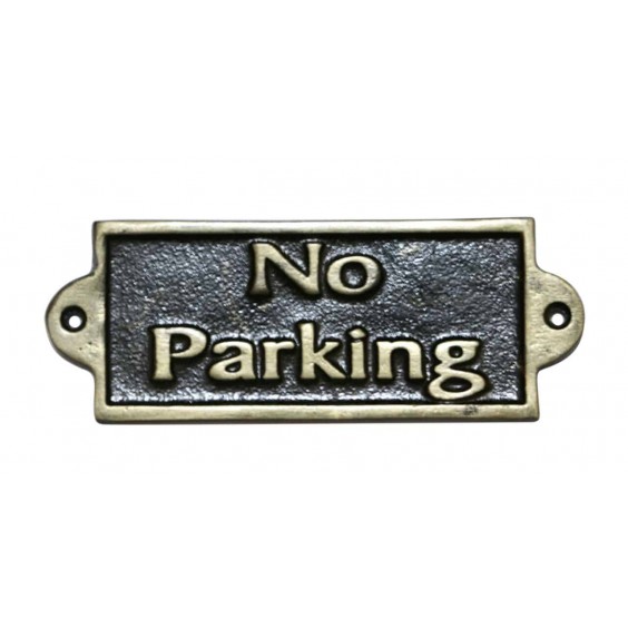 NO PARKING - METAL SIGN