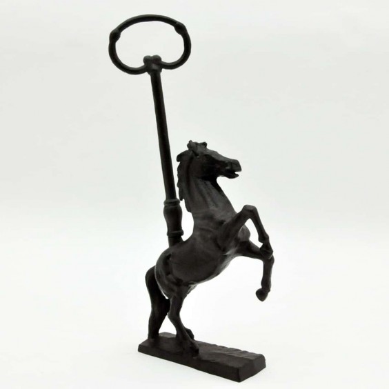 47CM CAST IRON HORSE HAND IRON DOORSTOP