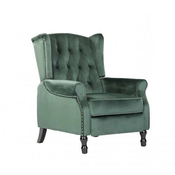 100x78x92EMERALD GREEN RECLINING CHAIR