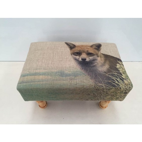FOX FACE FOOTSTOOL 40CMX25CMX25CM
