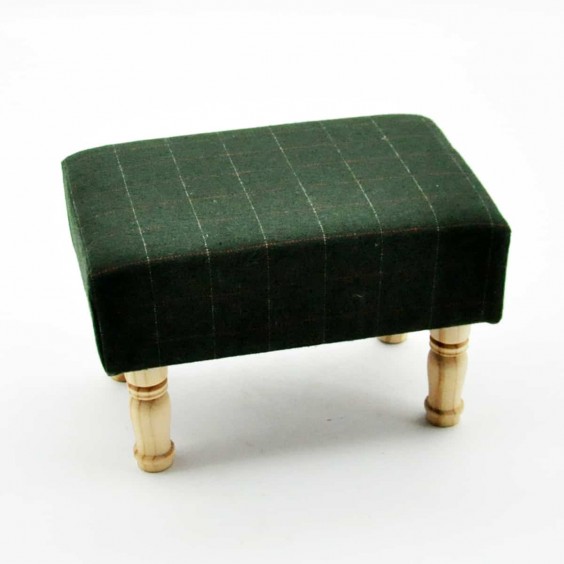 LADIES FABRIC FOOTSTOOL WITH DRAWER