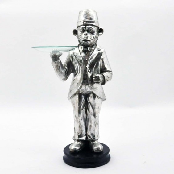 GOLD MONKEY WAITER 85cm