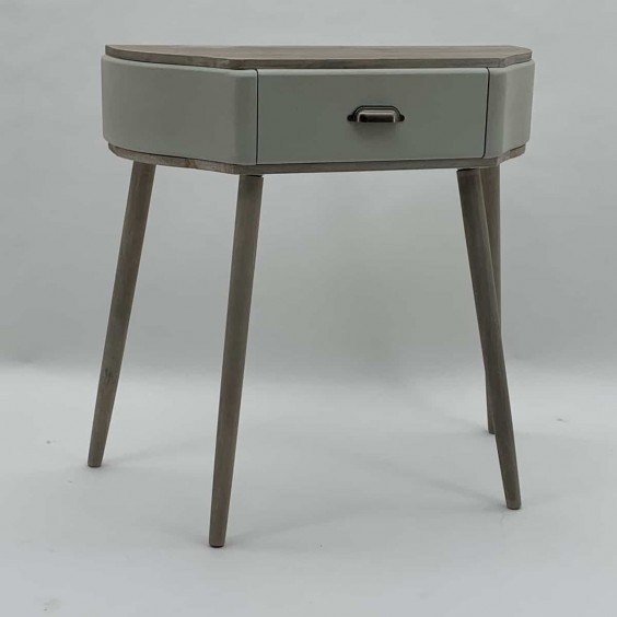 79CM HALF ROUND CONSOLE TABLE