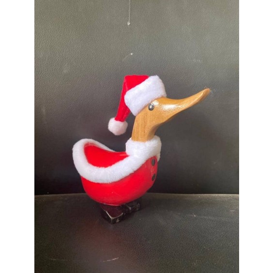 SANTA CLAUS DRESSED DUCKLING 20cm