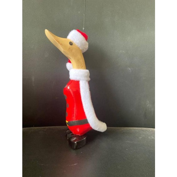 SANTA CLAUS DRESSED DUCK 25cm