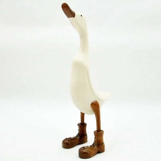 70CM CREAM DUCK WEBBED FEET
