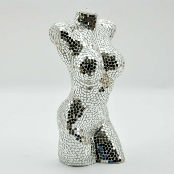 60CM SILVER MOSAIC BODY