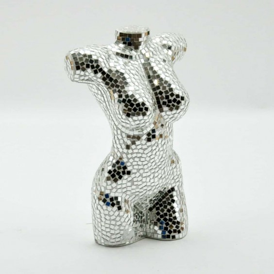 50CM SILVER MOSAIC BODY