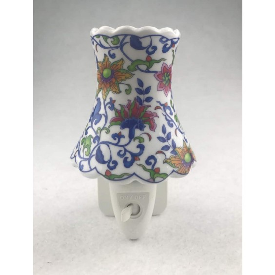 ORANGE FLORAL NIGHTLIGHT