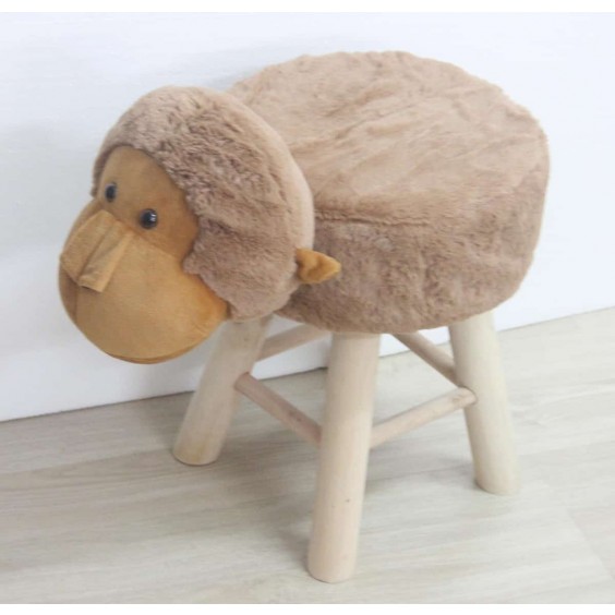 40CM ORANGUTAN FOOTSTOOL