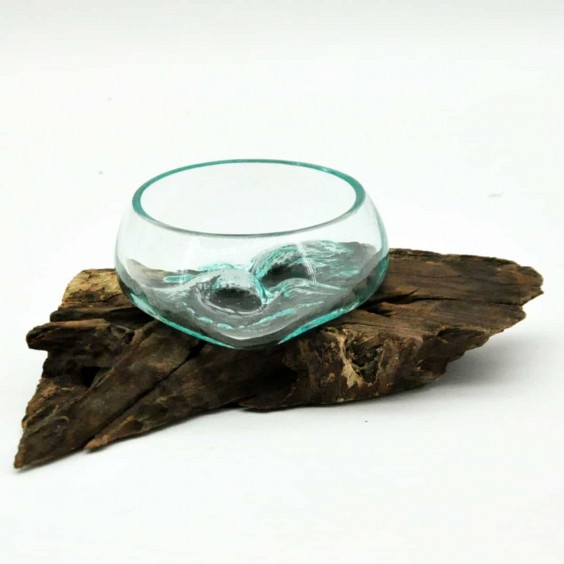#1 XXXS TEAK ROOT BLOWN GLASS