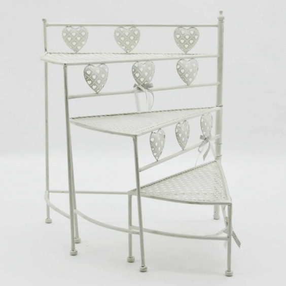 HEART DESIGN FLOWER RACK