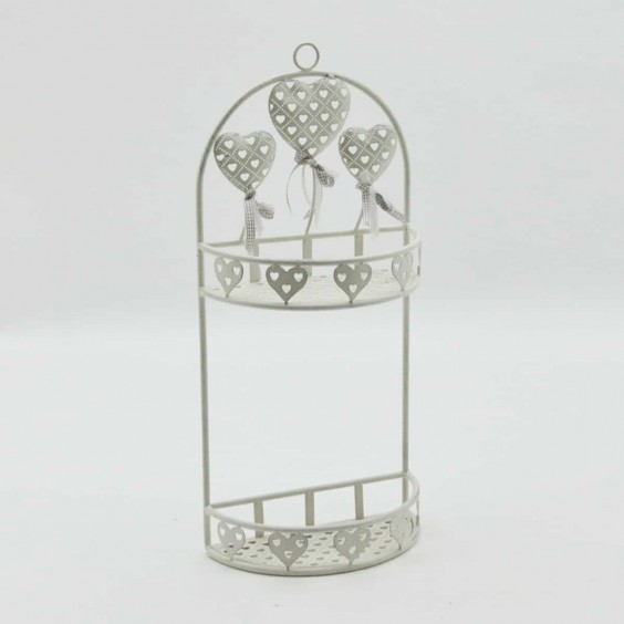 HEART DESIGN WALL RACK