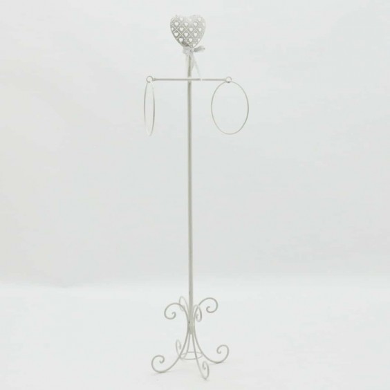 HEART DESIGN TOWEL RINGS