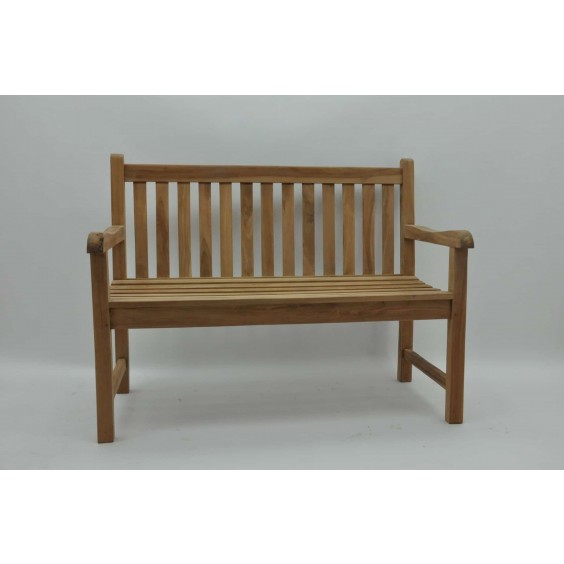 120CM 2 SEAT STRAIGHT BACK BENCH