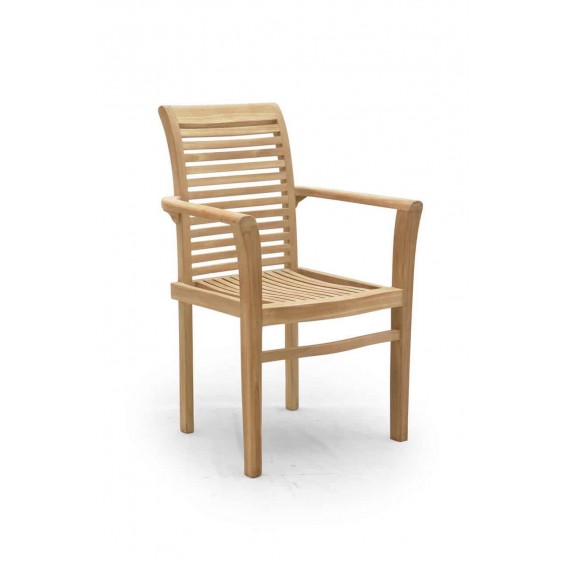 96CM STACKING SCROLL BACK CHAIR