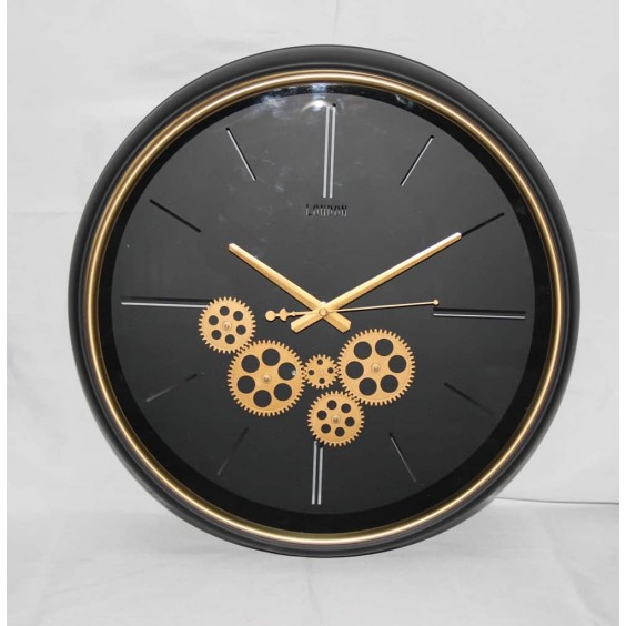 50CM BLACK WALL CLOCK