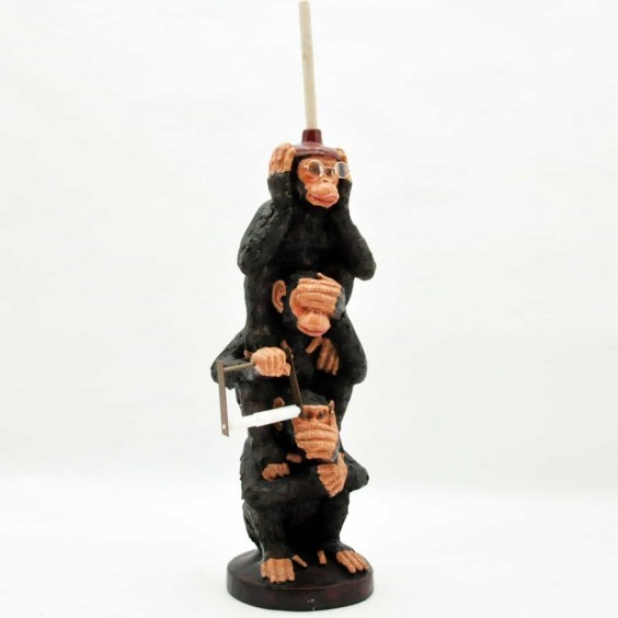 82CM MONKEY TOILET ROLL HOLDER