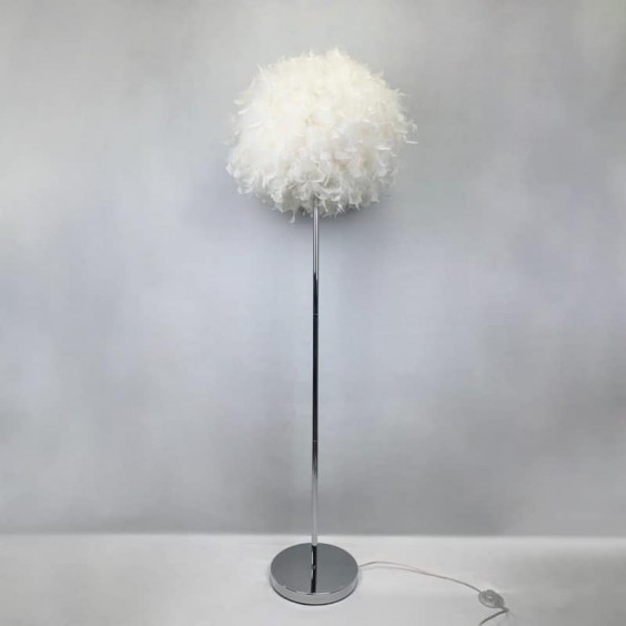 150CM WHITE STANDARD LAMP