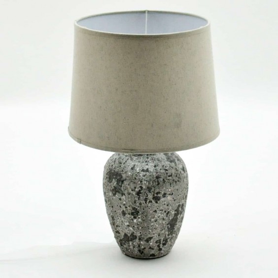 22.5CM RUSTIC LAMP AND SHADE