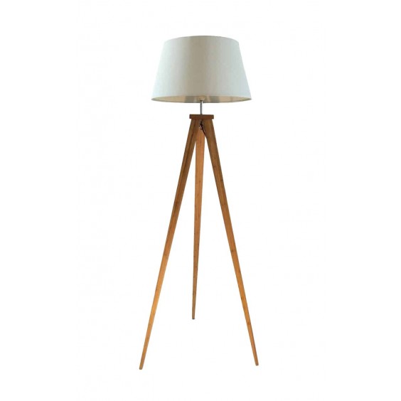 153CM NATURAL FLOOR STANDING TRIPOD LAMP