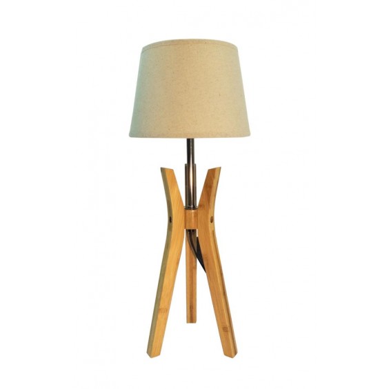 62CM NATURAL TRIPOD LAMP