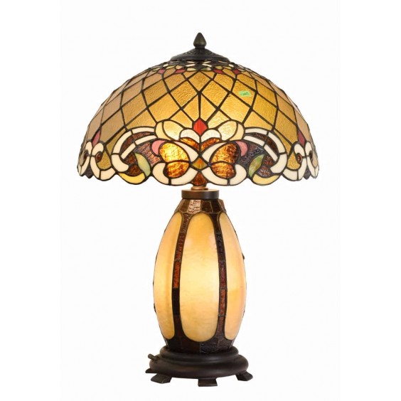 16" DOUBLE TIFFANY LAMP 57x40x40cm