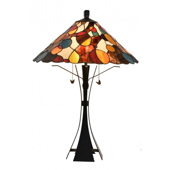 21" TIFFANY LAMP 74x52x52cm