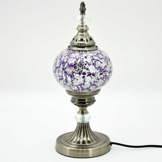 PURPLE CRAFT TABLE LAMP
