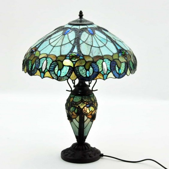 18 " SHADE DOUBLE TIFFANY LAMP