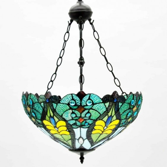 18" UP LIGHTER SHADE TIFFANY LAMP