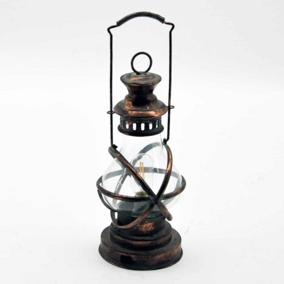 ANTIQUE COPPER GARDEN LANTERN