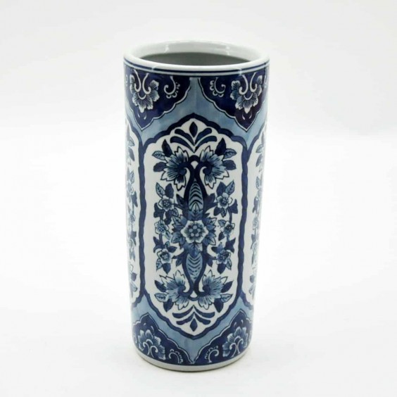 (0823) 18" ROUND BLUE UMBRELLA STAND