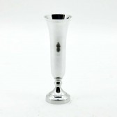 SILVER FOX HEAD BLACK WALKING STICK