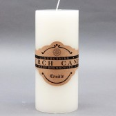 20CM CHURCH CANDLE-BURN TIME 135HRS-CTN12