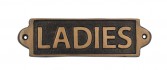 LADIES - METAL SIGN