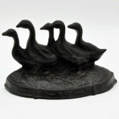 33CM CAST IRON DUCKS DOORSTOP