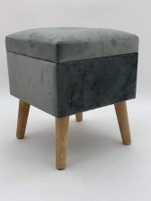 GREY WOODEN TRUNK
