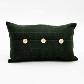 30 X 50CM GREEN VELVET CUSHION