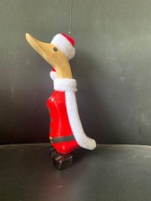 SANTA CLAUS DRESSED DUCK 25cm