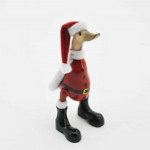 25cm SANTA CLAUS DRESSED DUCK